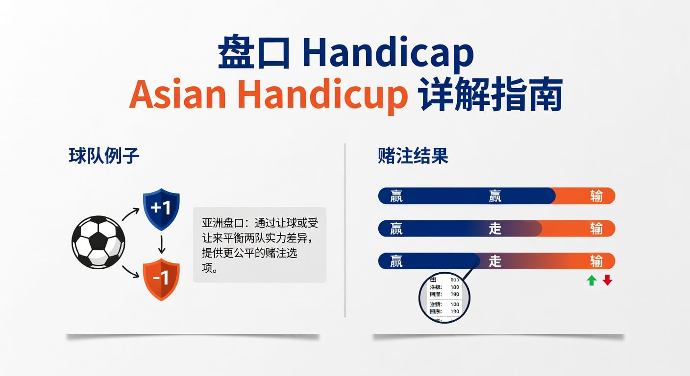 盘口 Handicap Asian Handicap 详解：玩法规则与投注技巧