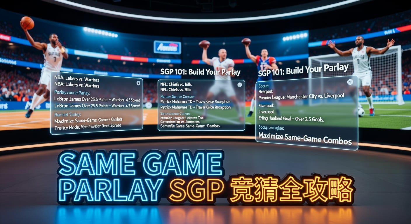 Same Game Parlay SGP投注攻略：高手技巧避坑