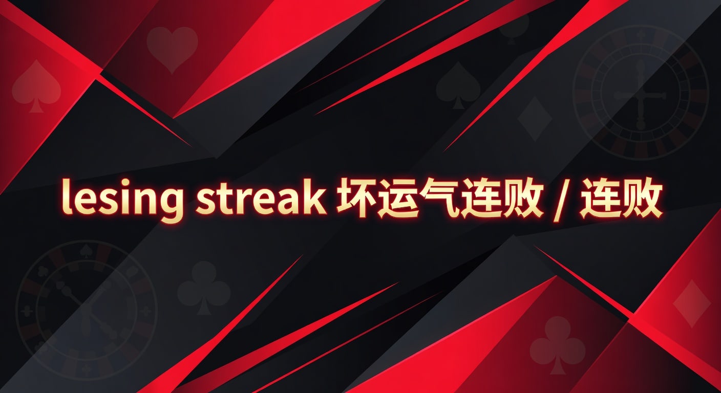 连败streak：坏运气连败如何破解体育博彩