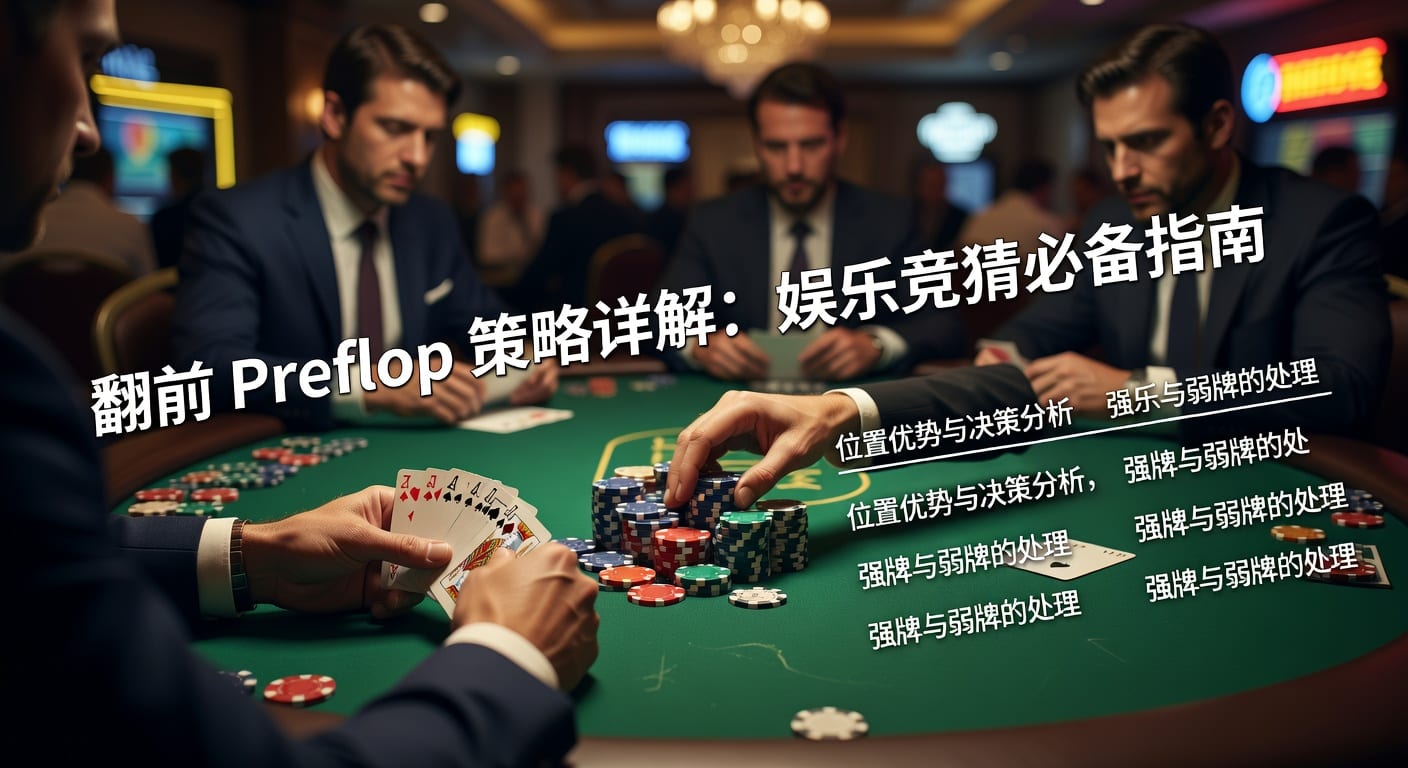 翻前 Preflop 策略：德州扑克博彩胜率提升指南