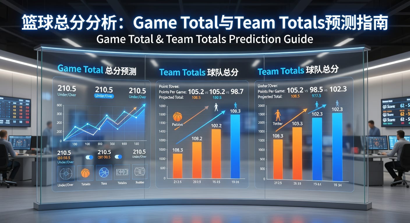 篮球总分投注：Game Total Team Totals分析攻略